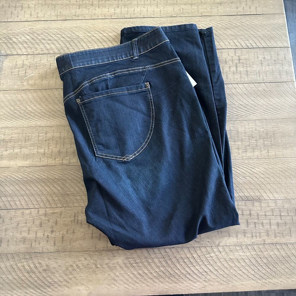 Plus Size Declaration of Democracy Jeans Denim Booty Lift Size 24 Dark Wash